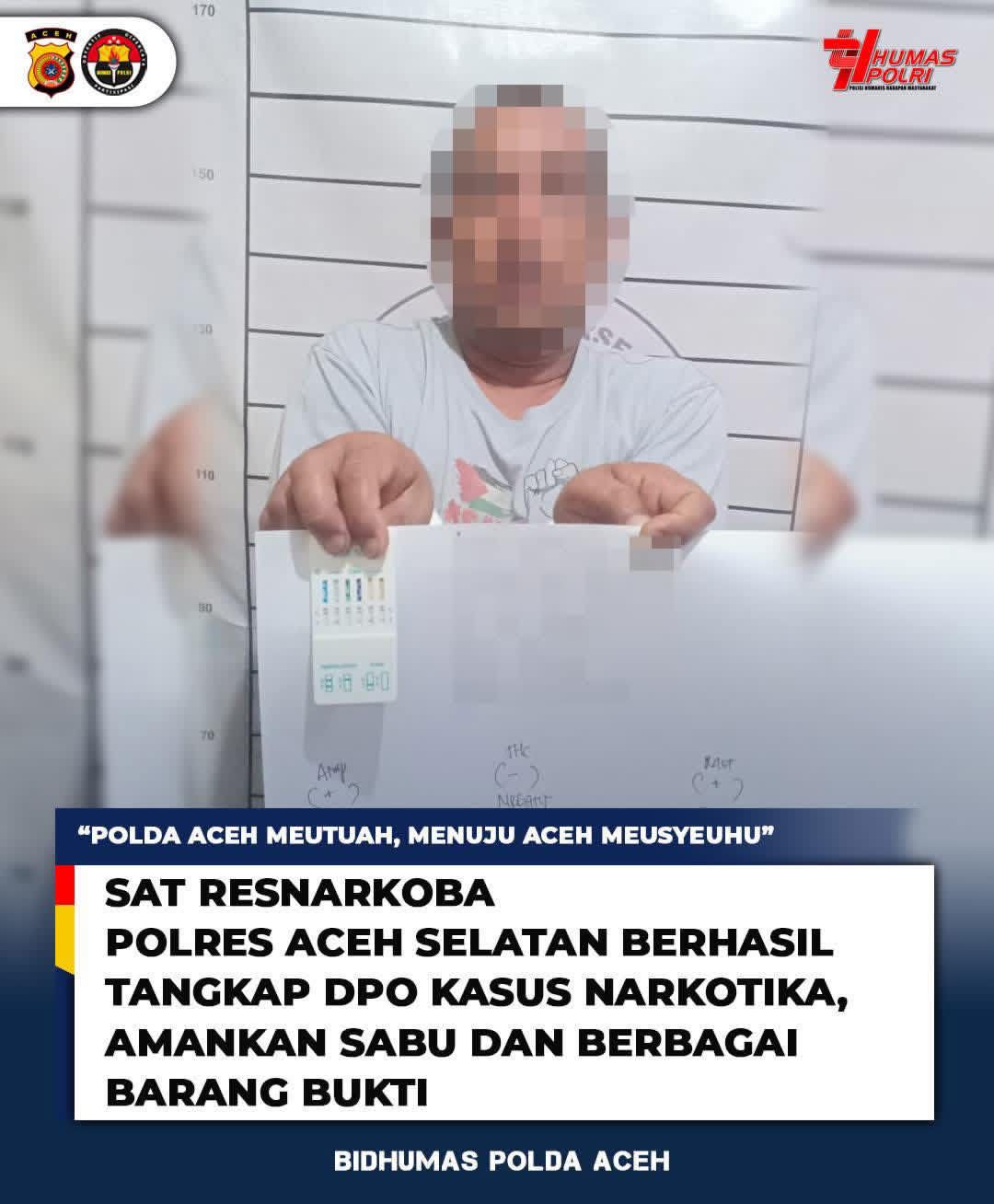 Satresnarkoba Polres Aceh Selatan Kembali Menunjukkan Komitmen Dalam Memberantas Narkoba