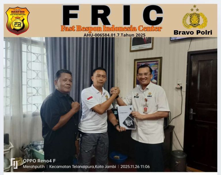 DPW FRIC Jambi Silaturahmi dan Penyerahan Legalitas Ke Diskominfo Provinsi Jambi 