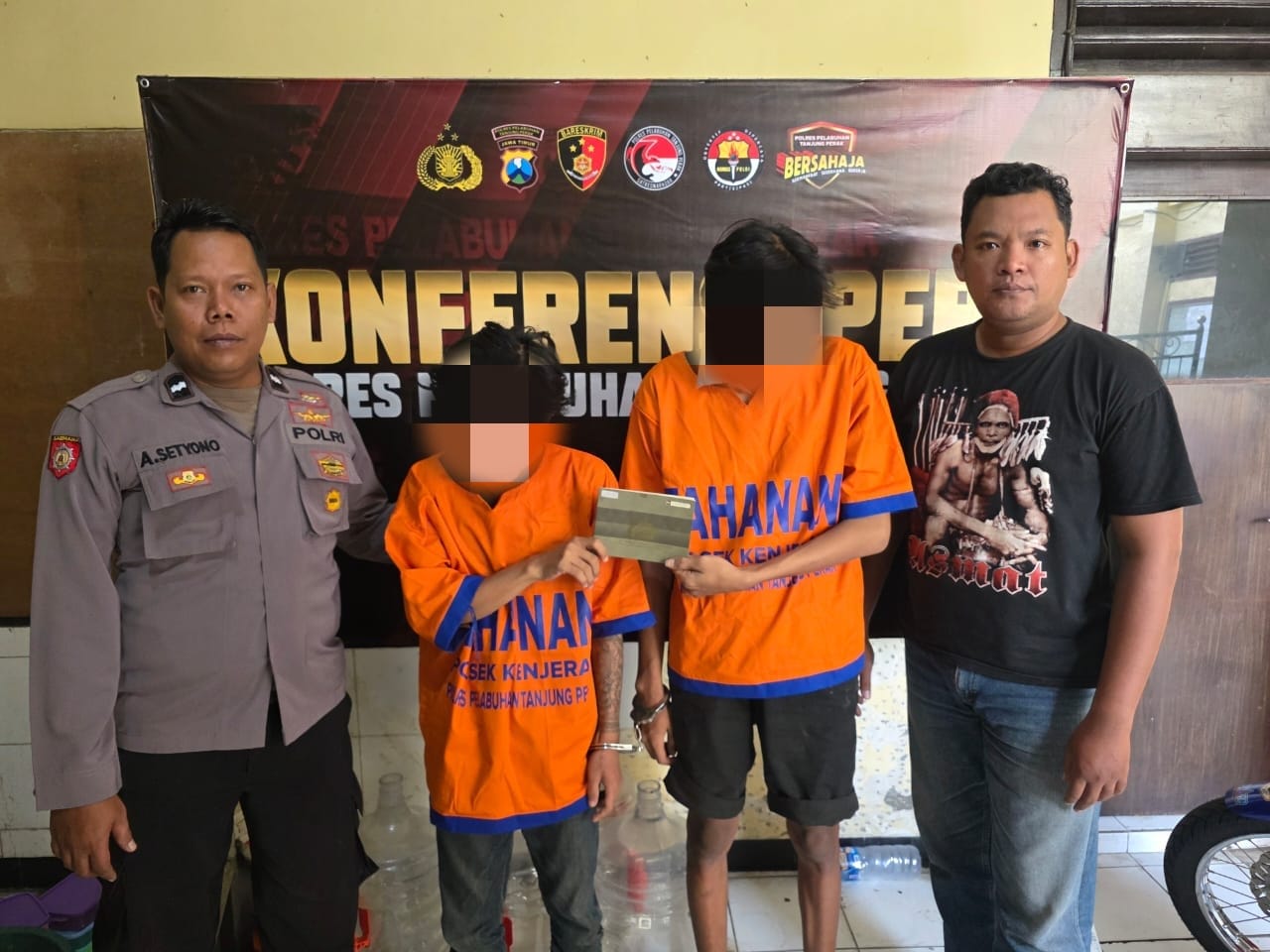 Polsek Kenjeran Ungkap Kasus Penipuan dan Penggelapan Sepeda Motor, Dua Pelaku Diamankan