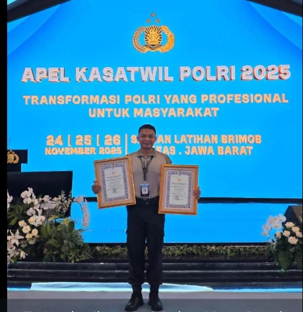 POLRES METRO DEPOK RAIH DUA PENGHARGAAN SEKALIGUS DALAM APEL KASATWIL POLRI 2025 DI CIKEAS