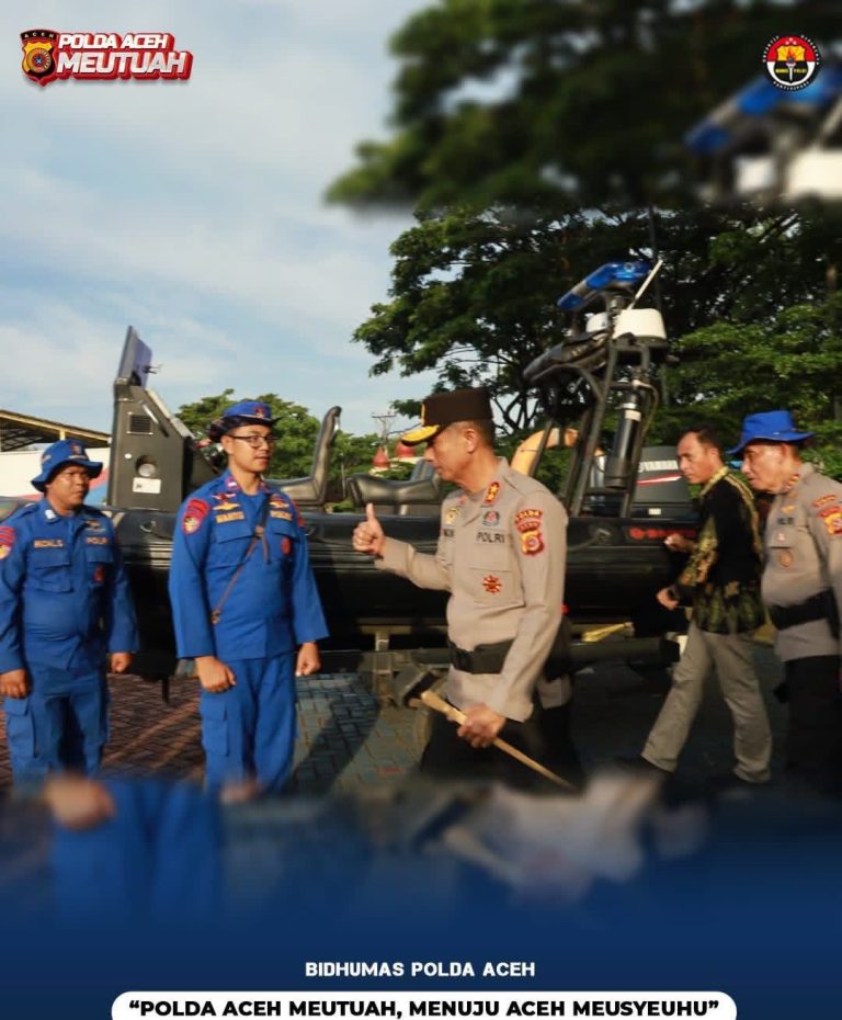 Kapolda Aceh Lepas 855 Personel BKO untuk Tangani Darurat Banjir dan Longsor di 18 Daerah