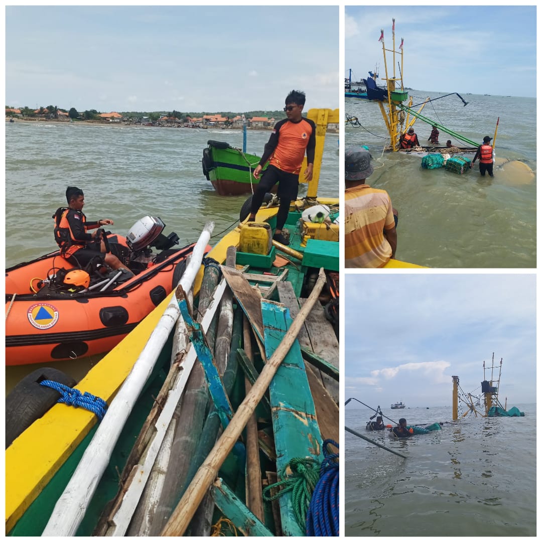Kapal Slerek Di Camplong Diterjang Gelombang: Begini Kronologi Nya.