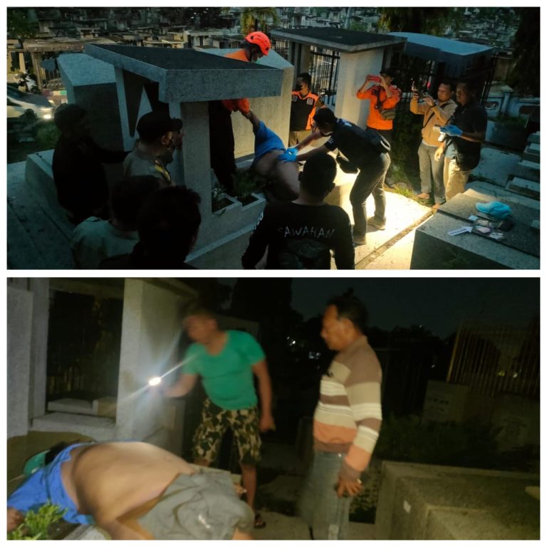 Warga Kembang Kuning di Hebohkan Penemuan Mayat Pria 60 Tahun di Atas Makam