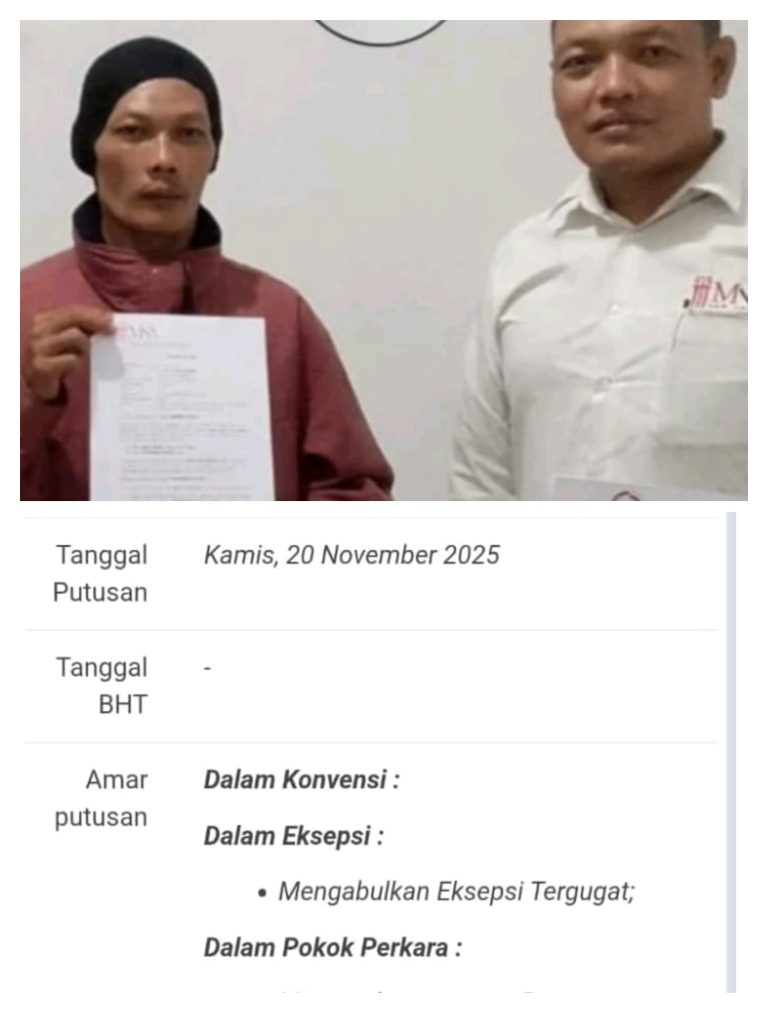 “Pelaku Kekerasan Seksual Gugat Ayah Korban — PN Gresik Balikkan Meja, Gugatan Dihabisi NO!”