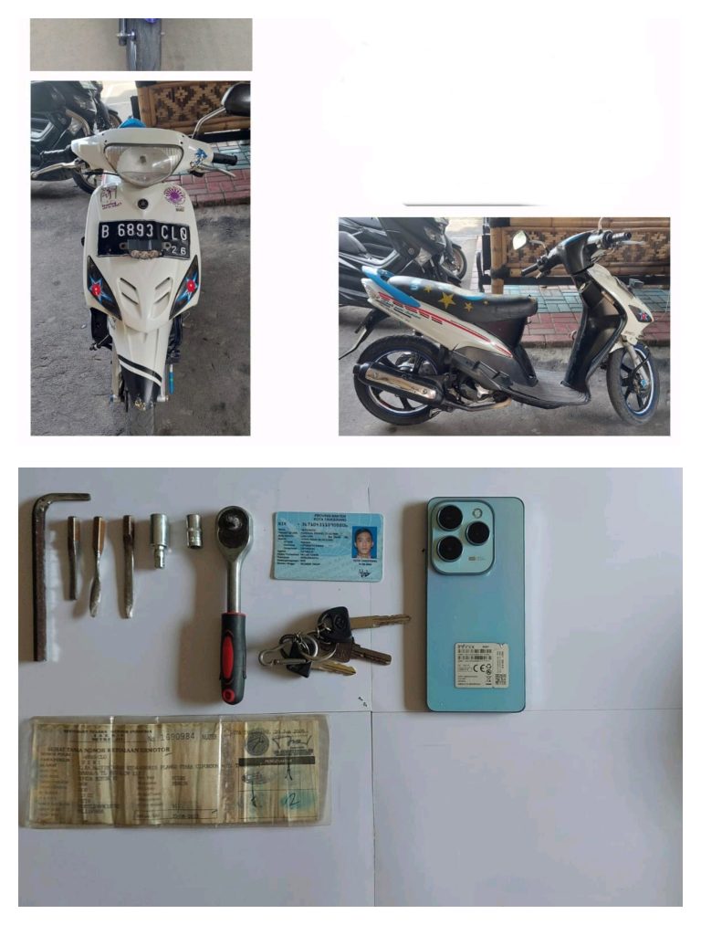 Polsek Cipondoh Gagalkan Aksi Curanmor Dini Hari, Dua Pelaku Ditangkap