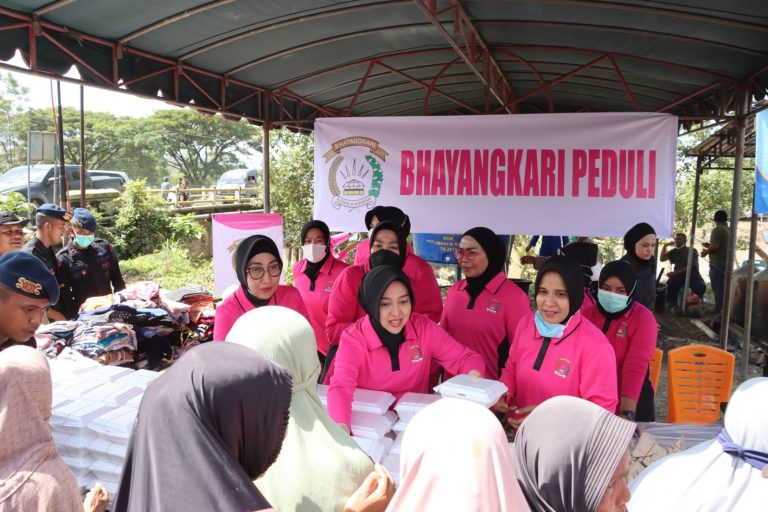 Ketua Bhayangkari Daerah Aceh Tinjau Lokasi Banjir di Pidie Jaya, Salurkan Bantuan untuk Warga Terdampak 