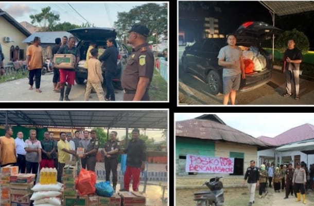 Kejati Aceh Bergerak Cepat Salurkan Bantuan Sembako untuk Satker Terdampak Darurat Bencana Hidrometeorologi