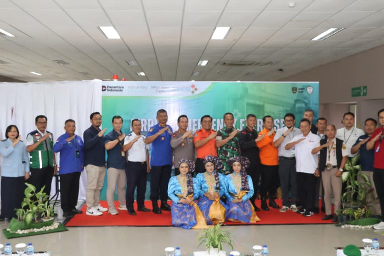 Kapolresta Jambi Hadiri Latihan Simulasi Penanggulangan Keadaan Darurat Bandara Sultan Thaha