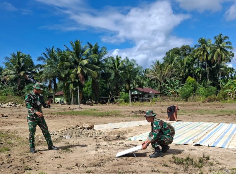Satgas Kodam I/BB Gelar Starlink di Sejumlah Posko untuk Percepat Penanganan Bencana di Taput
