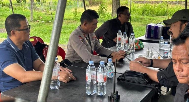 Kapolda Aceh Tinjau Posko Tanggap Bencana Satbrimob di Bandara SIM