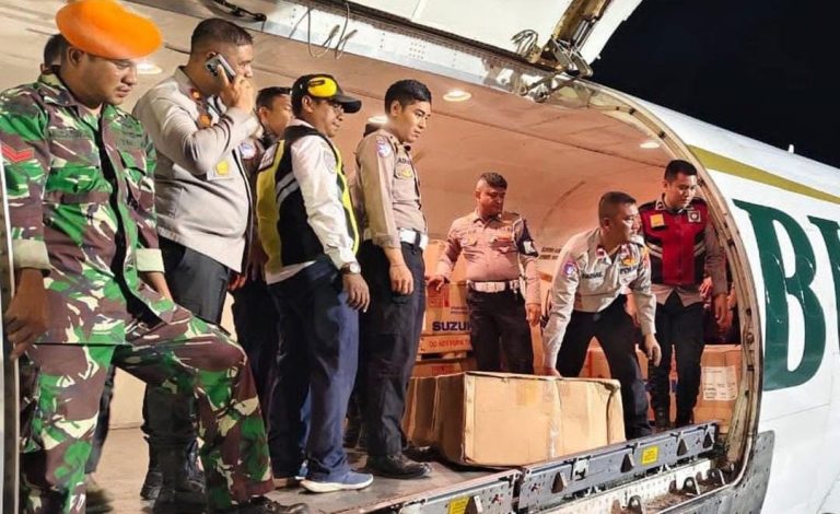 Bantuan Kemanusiaan Akpol 91 Bhara Daksa Tiba di Lhokseumawe untuk Korban Banjir dan Longsor Aceh