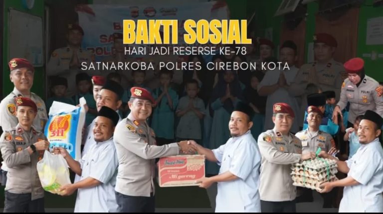 Polres Cirebon Kota Gelar Bakti Sosial, Peringati Hari Jadi Reserse ke-78