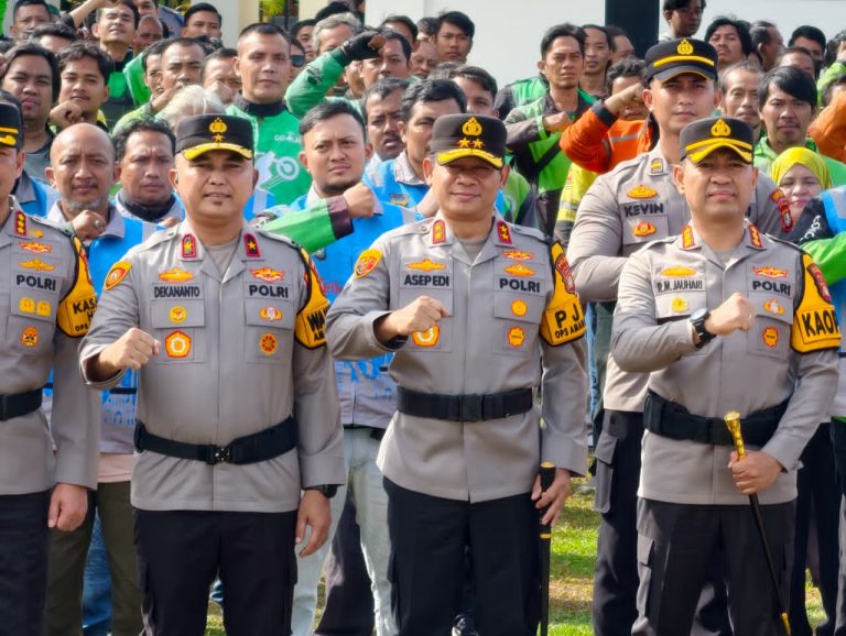Kapolda Metro Jaya Apresiasi Polres Metro Tangerang Kota Libatkan Ojol dalam Menjaga Kamtibmas