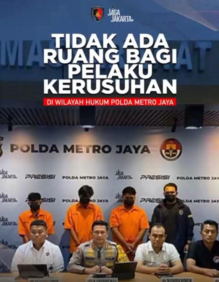 Polda Metro Jaya Ungkap Kasus Provokasi Ajakan Kerusuhan Lewat Medsos