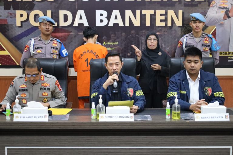 Ungkap Pembunuhan Berencana Driver Online, Pelaku Ditangkap Ditreskrimum Polda Banten