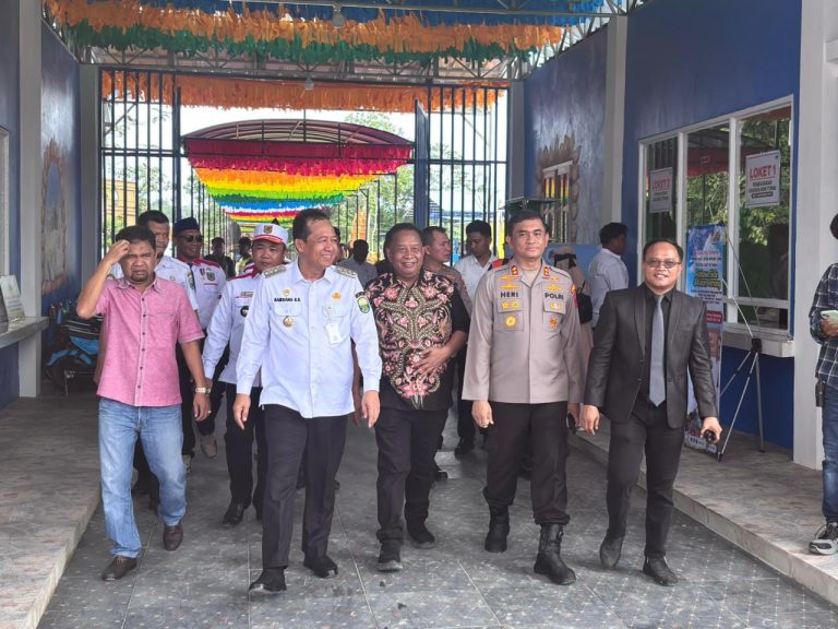 Kapolres Muaro Jambi Bersama Bupati Muaro Jambi Hadiri Peresmian Soft Opening Jambi Park Sei Gelam 