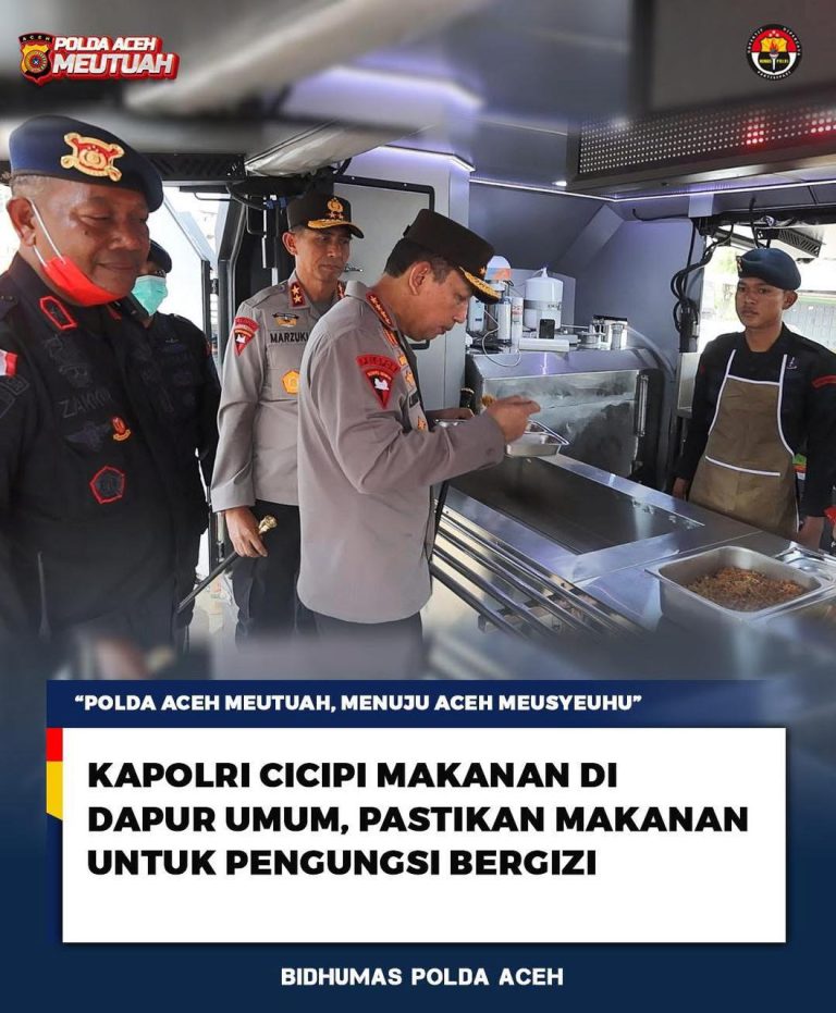 Ketua Umum Bhayangkari Tinjau Pengungsi Banjir di Aceh Tamiang