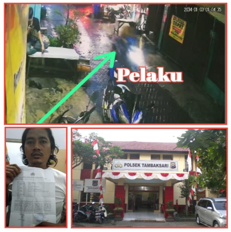 Jaenal Abidin Pekerja Sebagai Kurir Meminta Kepada Polsek Tambaksari Segera Tangkap Pelakunya