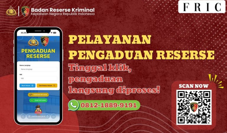 Wakapolri Luncurkan Program Pelayanan Pengaduan Reserse