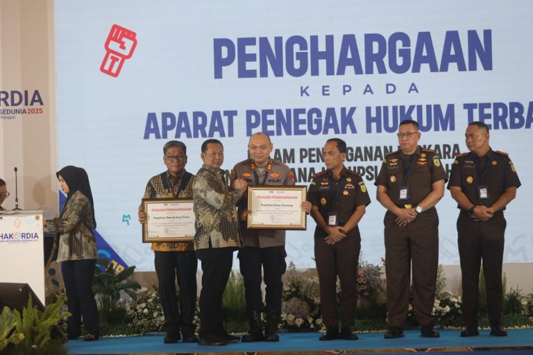 Kado HAKORDIA 2025 Polres Sumenep Raih Peringkat I Nasional Penanganan Tipikor