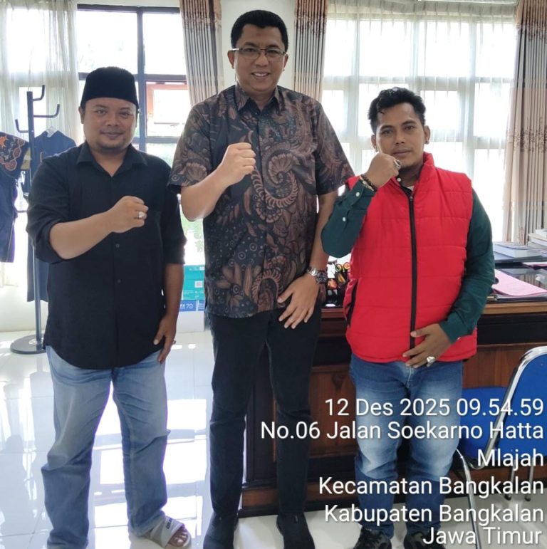 Ngopi Bareng, Ketua FRIC DPW Jatim Kunjungi Kasi Pidum Kejaksaan Negeri Bangkalan