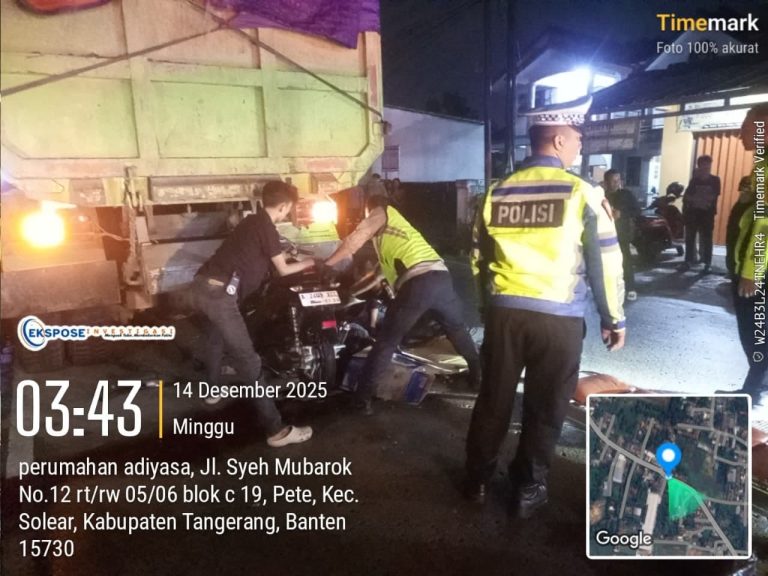 Gerak Cepat Polresta Tangerang Tangani Kecelakaan Maut Jalan Tigaraksa-Cisoka