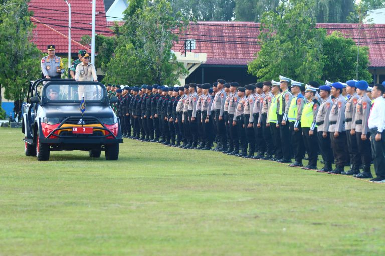 Siap Amankan Nataru, Polda Kalteng Gelar Operasi Lilin Telabang Kerahkan 774 Personel dan 55 Pos Pengamanan