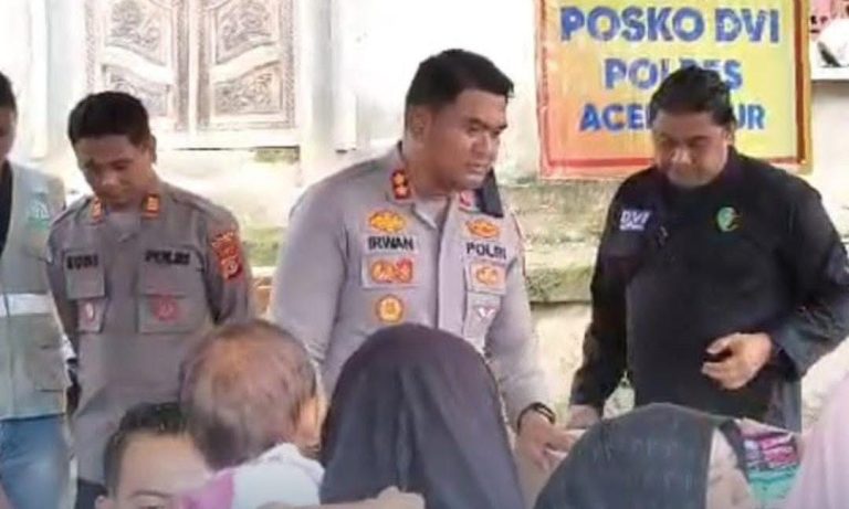 Polda Aceh Gelar Bakti Kesehatan bagi Warga Terdampak Banjir di Aceh Timur, Ratusan Pengungsi Terlayani