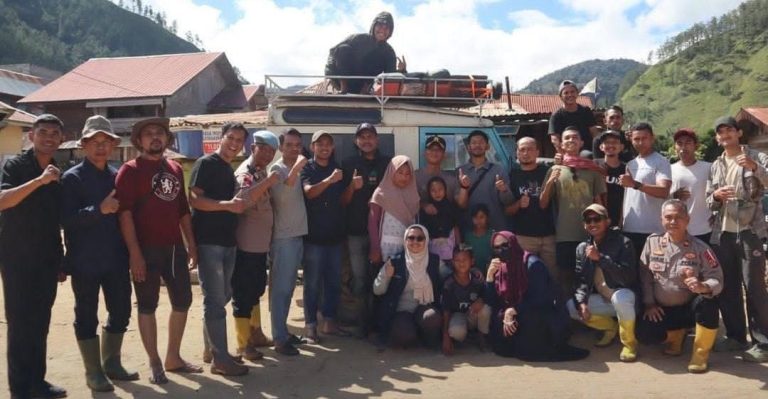 Polres Aceh Tengah Mengawal dan Nendampingi Pendistribusian Bantuan Kemanusiaan