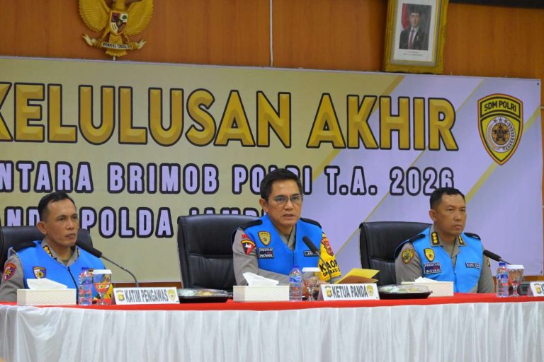 Polda Jambi Sidang Kelulusan Akhir Bintara Brimob Polri TA 2026 Panda Polda Jambi 