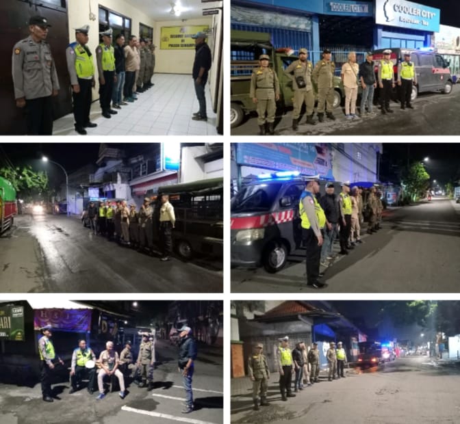 Di Ambang Perayaan Natal dan Pergantian Tahun, Patroli Harkamtibmas Polsek Semampir Semakin Menguat