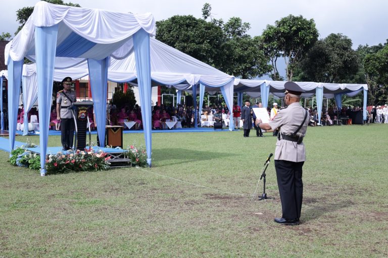 Upacara Penutupan Pendidikan Bintara Polri TA 2025, Kapolda Banten Beri Pesan Pengabdian