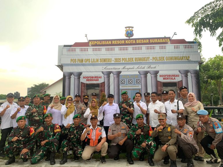 Forkopimcam Rungkut Pastikan Kesiapan Pos Pengamanan Nataru 2025–2026