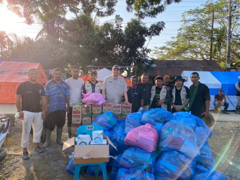 Kepala BNNP Aceh Kunjungi Aceh Tamiang, Salurkan Bantuan Kemanusiaan dan Beri Dukungan Moral