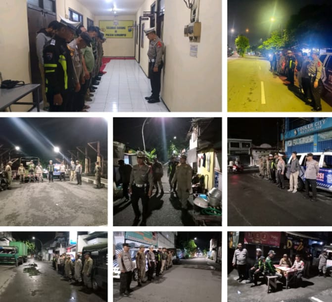 Pasca Perayaan Natal, Polsek Semampir Maksimalkan Patroli Nataru Jelang Tahun Baru