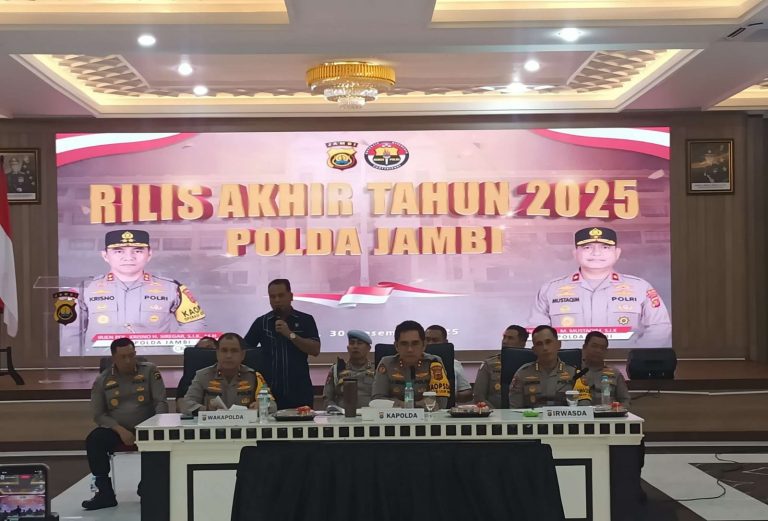 Polda Jambi Sampaikan Pencapaian Kinerja Terbaik Tahun 2025 