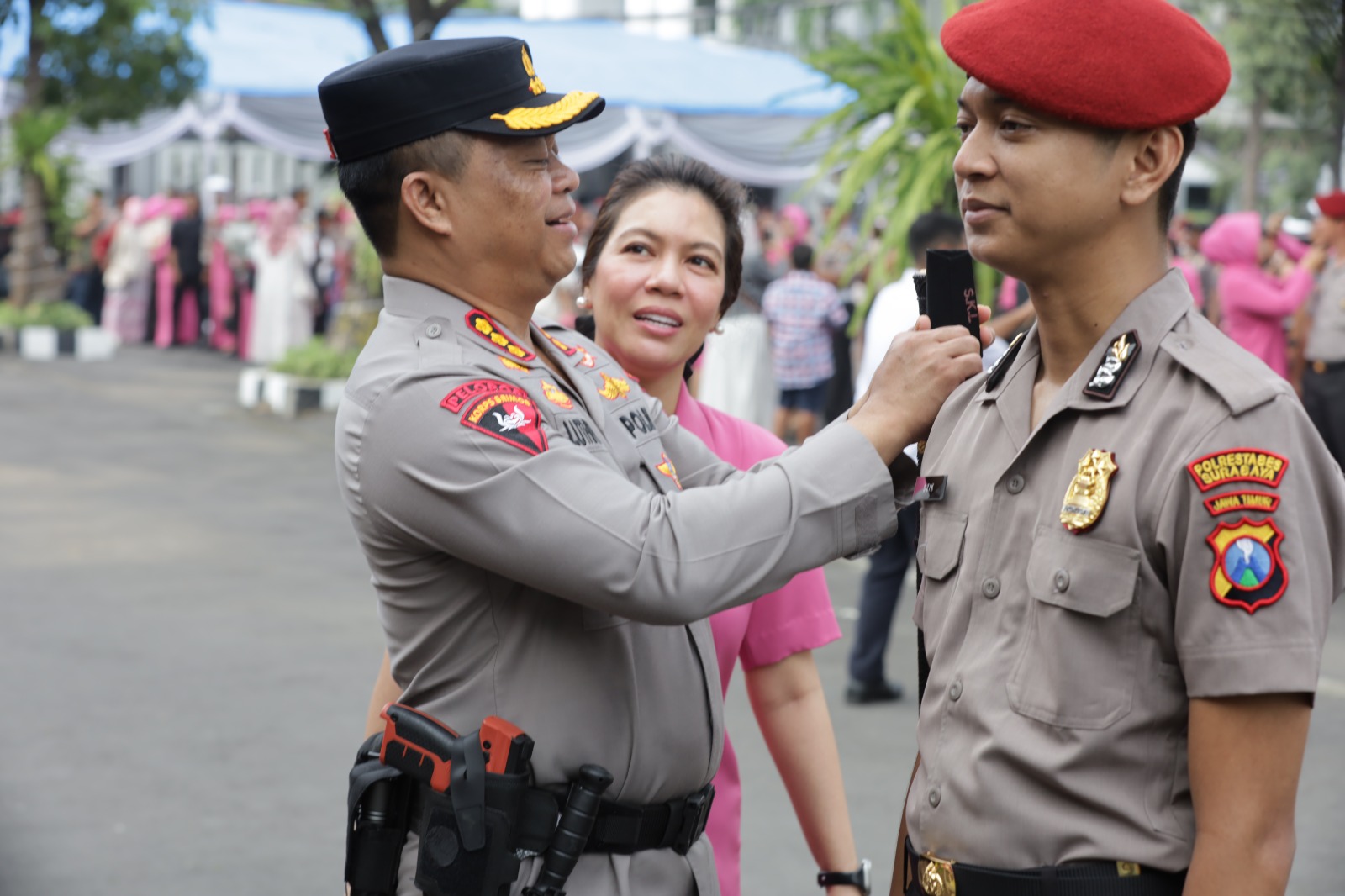 Momentum Akhir Tahun 261 Personel Polrestabes Surabaya Naik Pangkat TMT 1 Januari 2026
