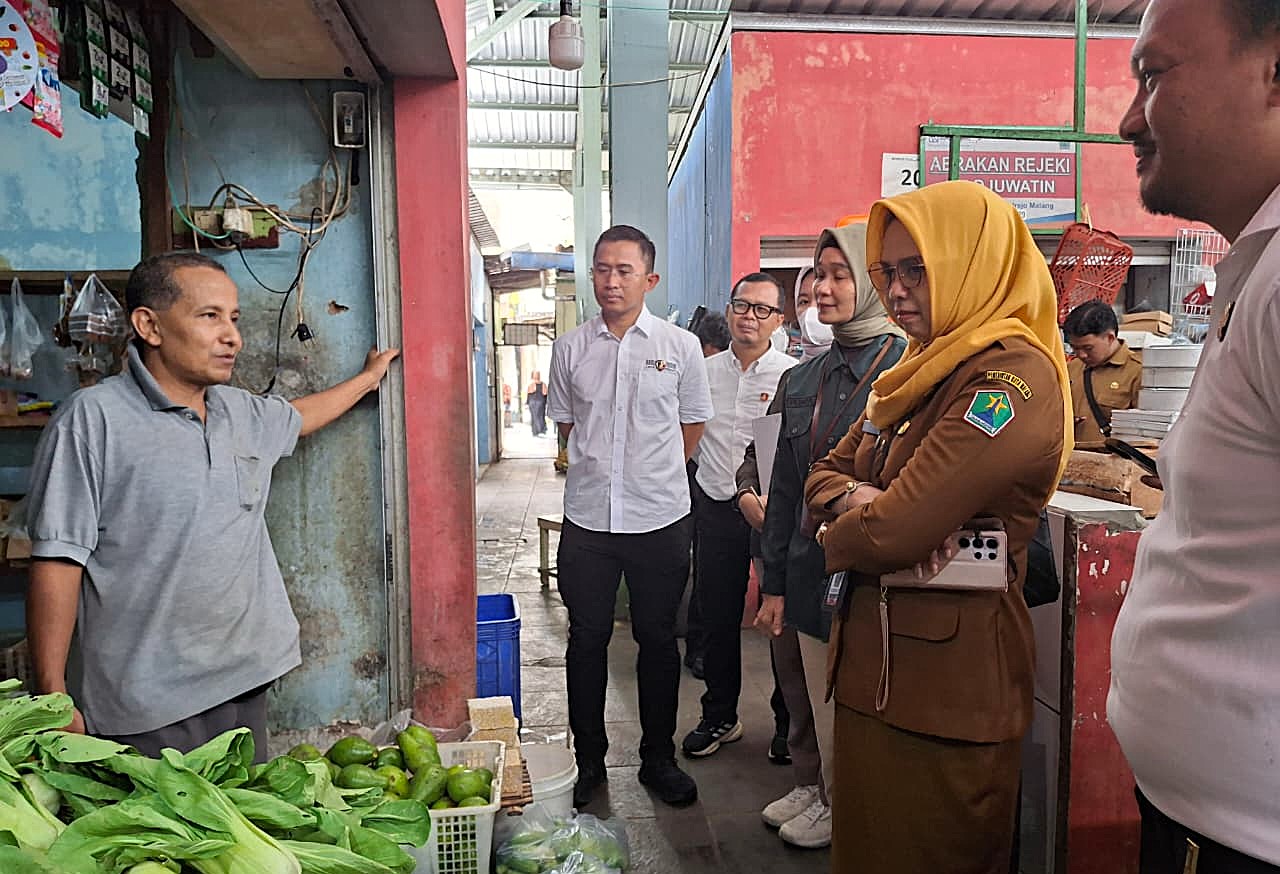 Polresta Malang Kota Gandeng Bapanas Sidak Pasar Antisipasi Lonjakan Harga Jelang Ramadan