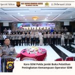 Karo SDM Polda Jambi Buka Pelatihan Peningkatan Kemampuan Operator SDM