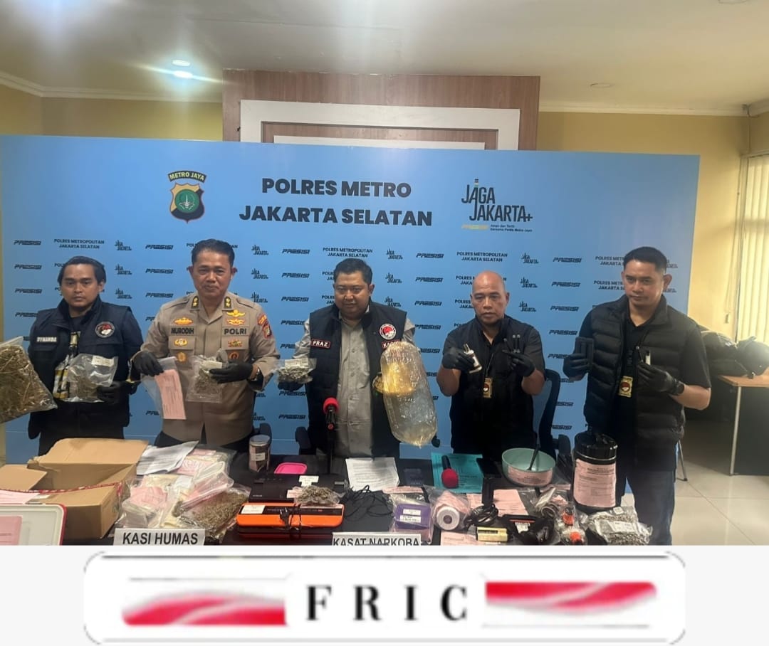 Satres Narkoba Polres Jakarta Selatan Berhasil Ungkap Produksi Narkoba 