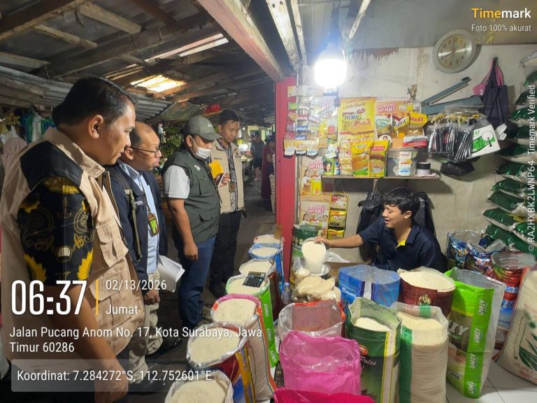 Polisi–Bapanas Turun Langsung, Awasi Harga dan Stok Bapok Jelang Imlek–Ramadan di Surabaya