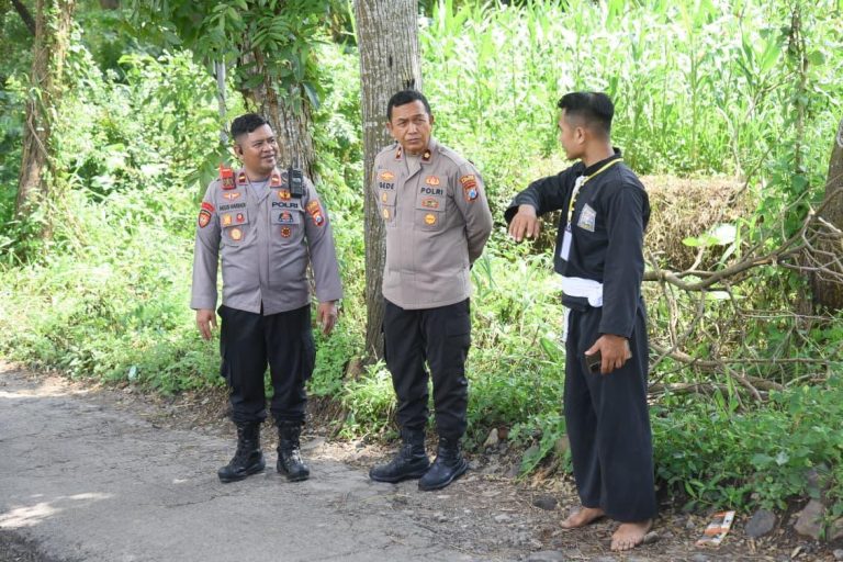 Polres Bondowoso Pengamanan Tes Kenaikan Sabuk PSHT Cabang Bondowoso Tahun 2026 