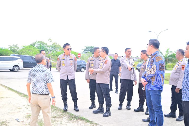 Kapolda Jambi Tinjau Lokasi Pembangunan Gerai Samsat Polres Muaro Jambi di Kawasan CRC