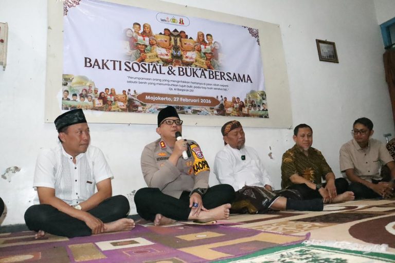Ramadhan Berkah : Polres Mojokerto Kota Gelar Baksos dan Bukber di Panti Asuhan