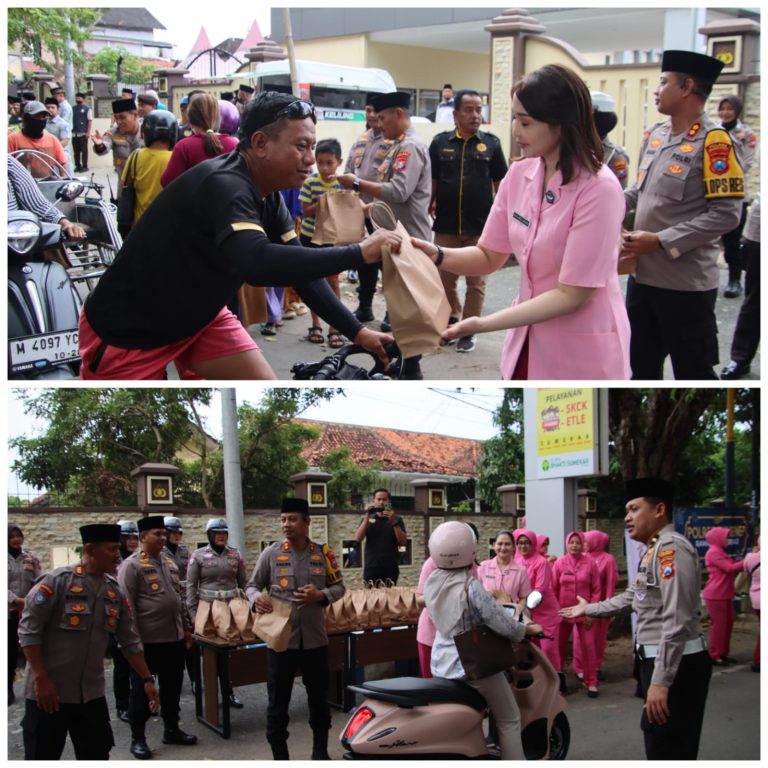 Sinergi di Bulan Ramadhan Polres Sumenep Bersama Lintas Instasi Berbagi Takjil