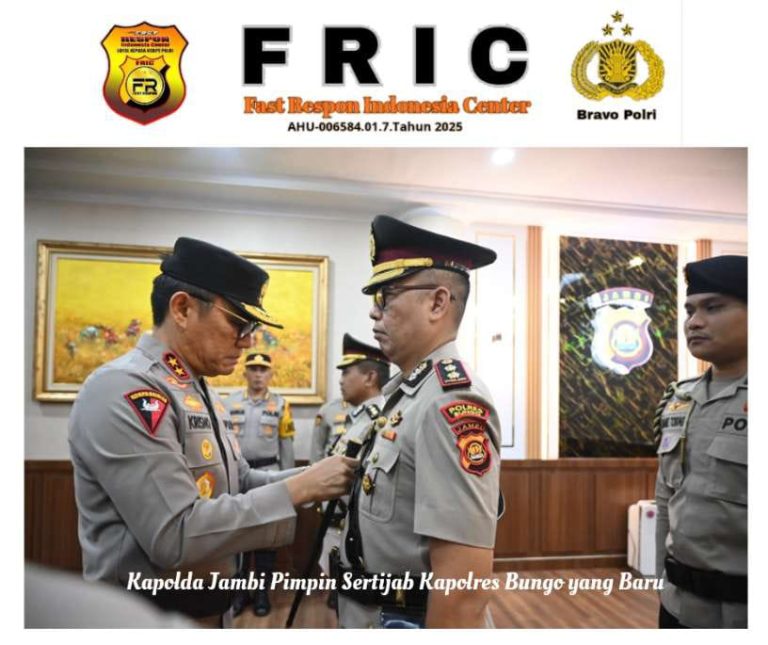 Kapolda Jambi Pimpin Sertijab Kapolres Bungo yang Baru