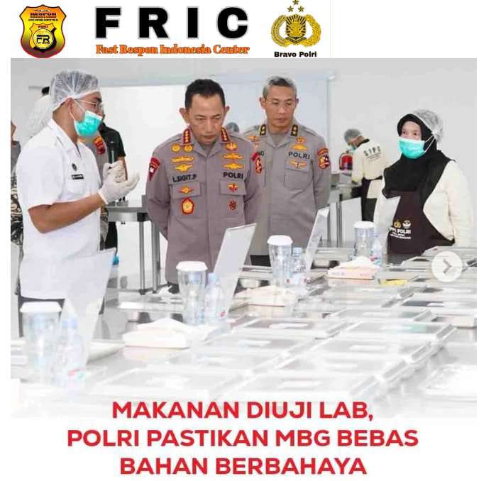 FRIC Dukung Penuh Program MBG, Nyatakan SPPG Polri Terbaik