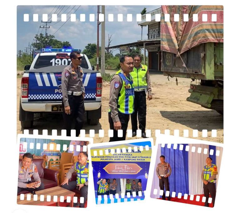 Kasat Lantas Polresta Jambi   Pengecekan Pospam OPS Ketupat dan Pantau Jalur Arus Mudik Lebaran 2026