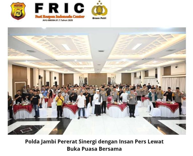 Polda Jambi Pererat Sinergi dengan Insan Pers Lewat Buka Puasa Bersama