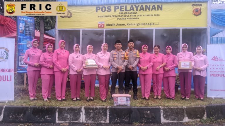 Kapolres Kuningan Monitoring Pospam Mudik Lebaran 2026, Pastikan Kesiapsiagaan Personel